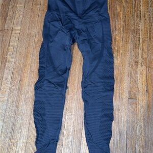 ZYIA Black Textured Leggings